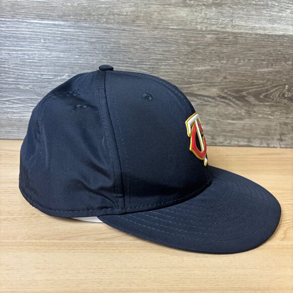 Minnesota Twins Hat Cap Fitted 7 3/8 Blue Performance New Era - Picture 6 of 10